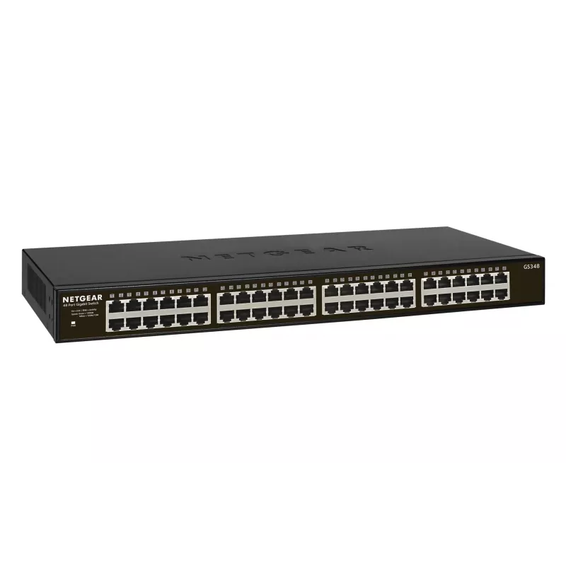 NETGEAR GS348 haldamata Gigabit Ethernet (10/100/1000) 1U must