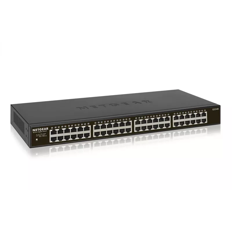 NETGEAR GS348 haldamata Gigabit Ethernet (10/100/1000) 1U must