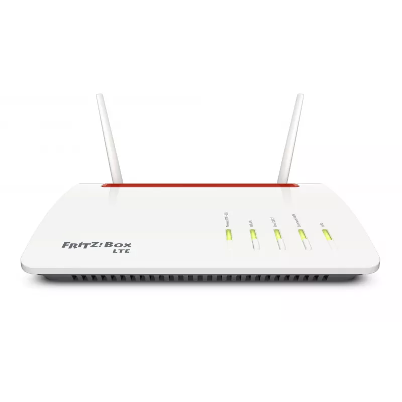 Box FRITZ 6890 LTE traadita ruuter Gigabit Ethernet Dual-band (2.4 GHz / 5 GHz) 4G Must, Punane, Valge