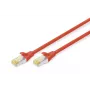 DIGITUS patch-kaabel - CAT6a - S/FTP - Snagless - Cu - 3 m - punane