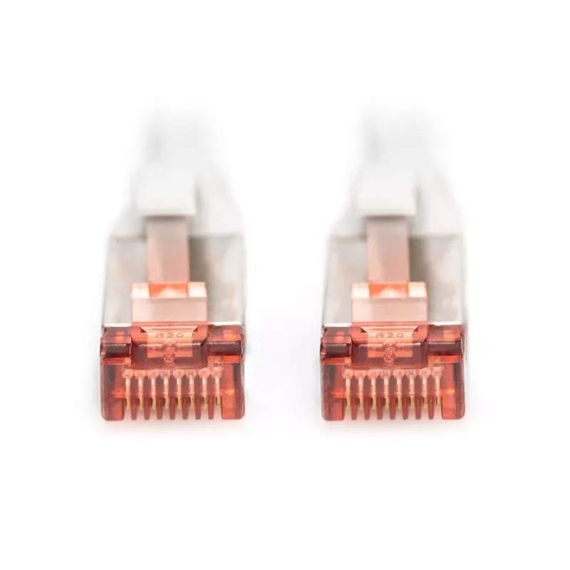 DIGITUS paigalduskaabel - CAT6 - S/FTP - takerdumiskindel - Cu - 10m - hall