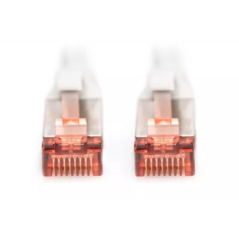 DIGITUS patch-kaabel Vaskjuht - CAT6 - S/FTP - Snagless - 20m - hall
