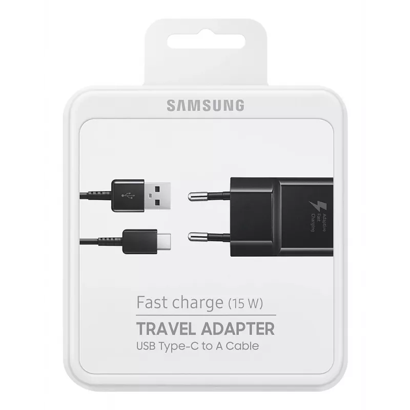 Samsung EP-TA20 universaalne must AC kiirlaadimine sise- ja välistingimustes