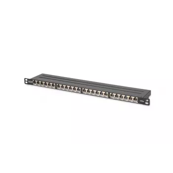 DIGITUS Patch paneel CAT6a varjestatud 24-pordine 0.5U (dn91624sslea)