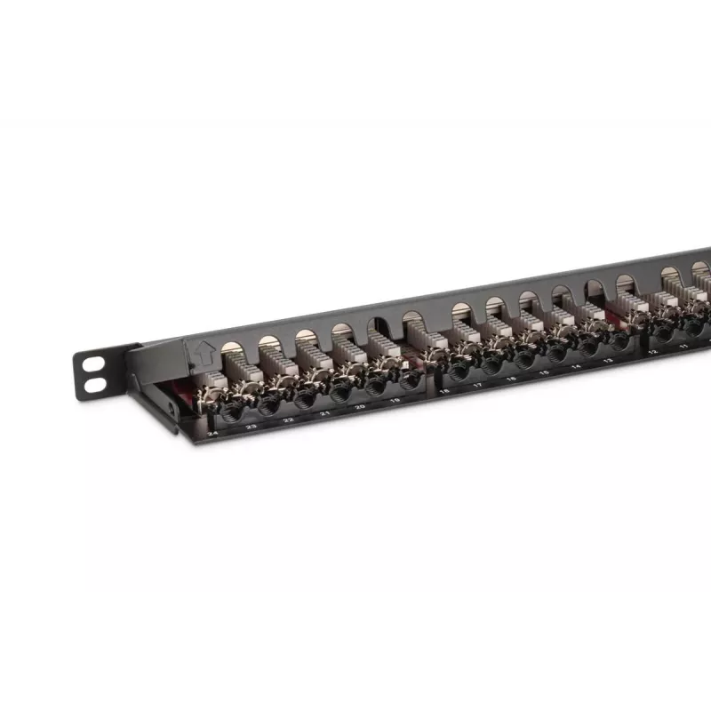 DIGITUS Patch paneel CAT6a varjestatud 24-pordine 0.5U (dn91624sslea)