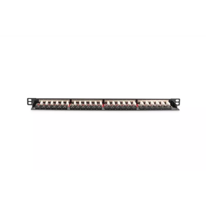 DIGITUS Patch paneel CAT6a varjestatud 24-pordine 0.5U (dn91624sslea)