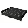 DIGITUS 2U pikendatav riiul kappidele alates 450 mm sügavusest 88x483x352 mm, kuni 30 kg, must (RAL 9005)