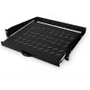 DIGITUS 2U pikendatav riiul kappidele alates 450 mm sügavusest 88x483x352 mm, kuni 30 kg, must (RAL 9005)