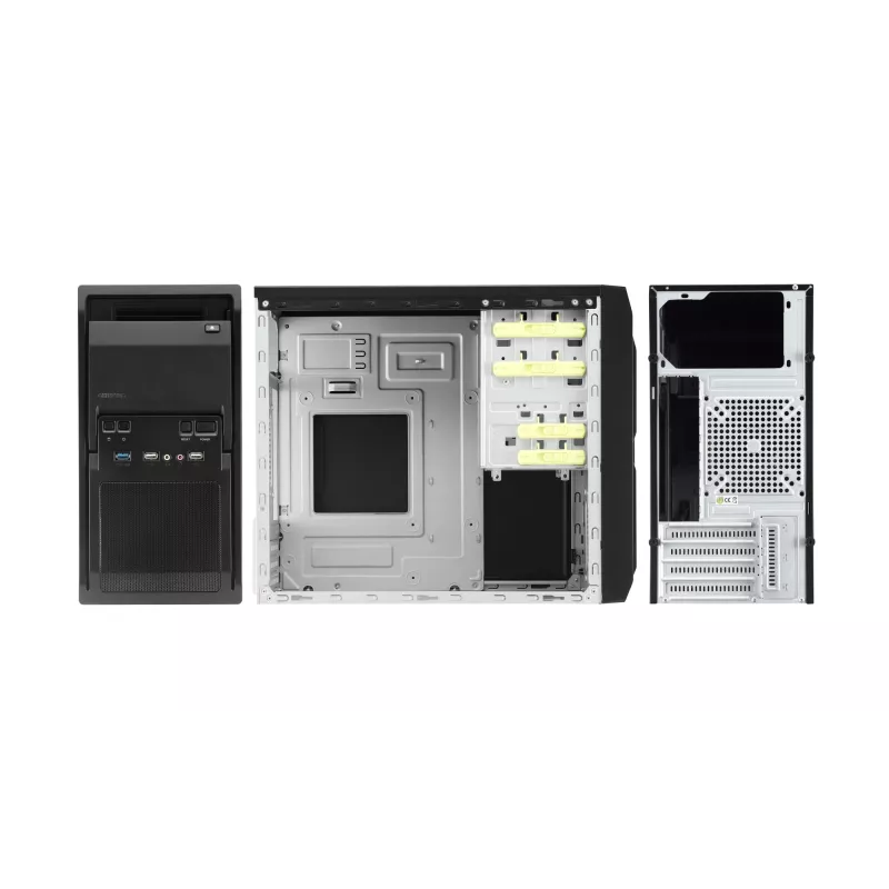 Chieftec LT-01B-350GPB arvutikorpus Mini Tower must 250 W