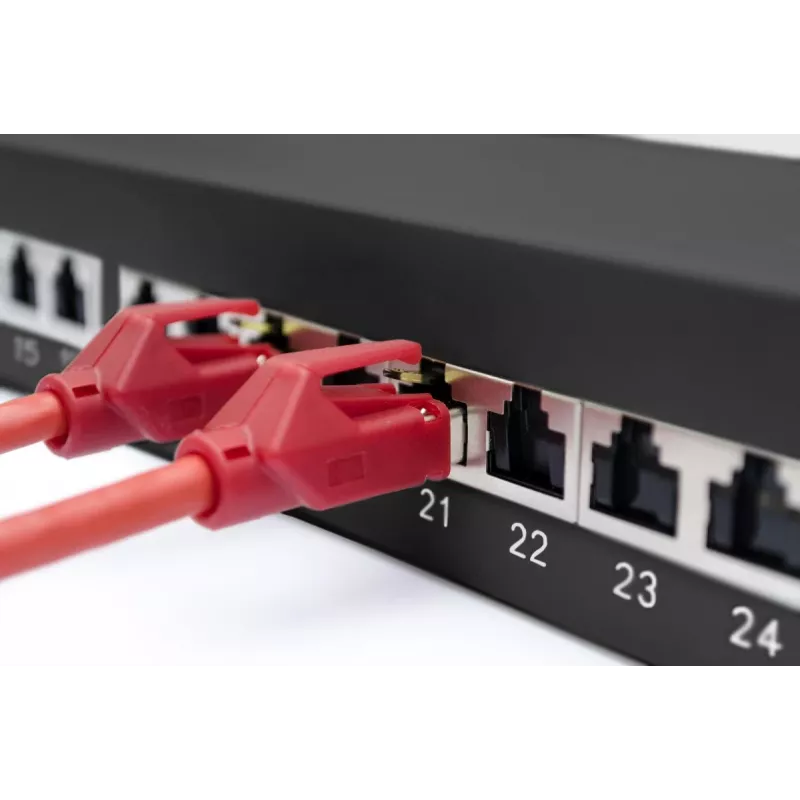 DIGITUS Professional CAT6A, klass EA varjestatud patch-paneel