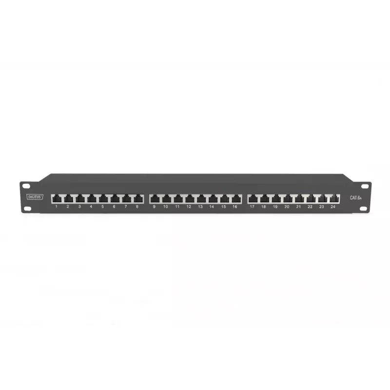DIGITUS Professional CAT6A, klass EA varjestatud patch-paneel