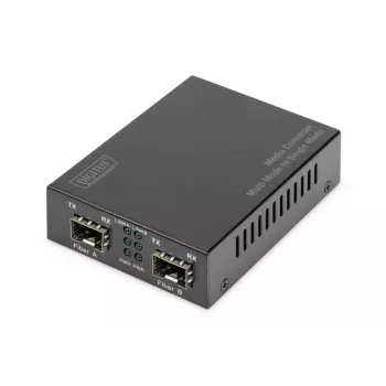 DIGITUS Multi/Ühemoodiline meediakonverter Gigabit 850nm 1310nm 1550nm(SM)