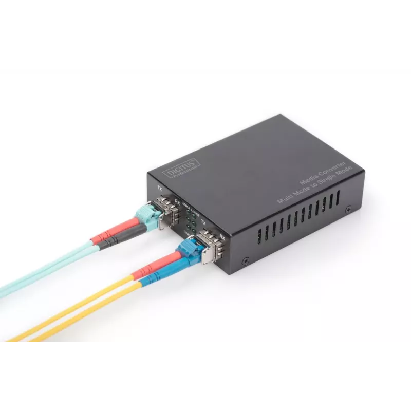 DIGITUS Multi/Ühemoodiline meediakonverter Gigabit 850nm 1310nm 1550nm(SM)