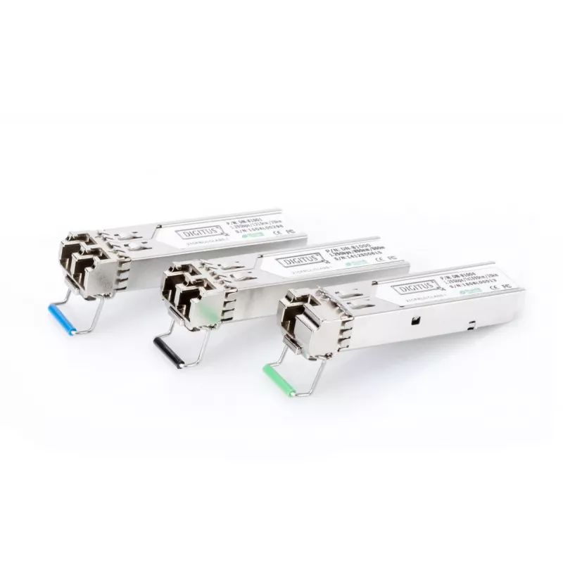 DIGITUS 1,25 Gbps SFP-moodul, kuni 550 m mitmikrežiim, LC-duplekspistik, 1000Base-SX, 850 nm