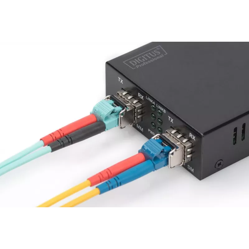 DIGITUS 1,25 Gbps SFP-moodul, kuni 550 m mitmikrežiim, LC-duplekspistik, 1000Base-SX, 850 nm