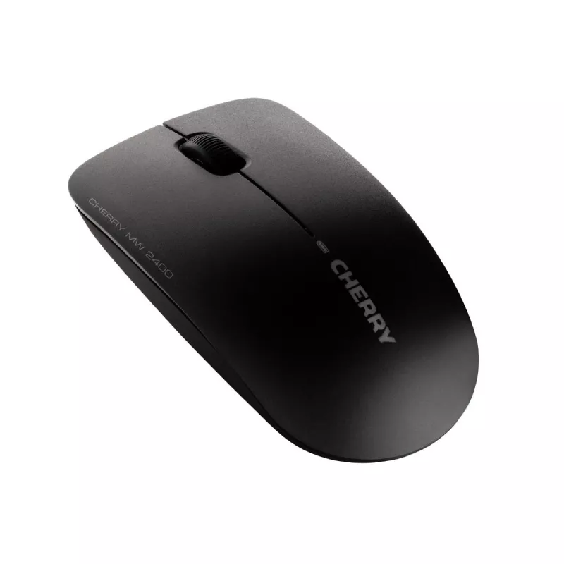 CHERRY MW 2400 juhtmevaba hiir, must, USB, mõlemakäeline, optiline, raadiosageduslik juhtmevaba, 1200 DPI, must