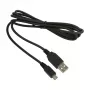 Jabra USB-A to Micro-USB kaabel – must, 1,5 m, USB A, Micro-USB B, must
