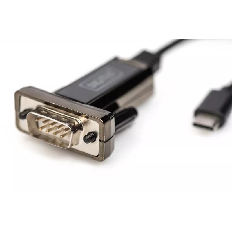 DIGITUS USB Type C 2.0 jadaadapter, DSUB 9M 1m kaabel