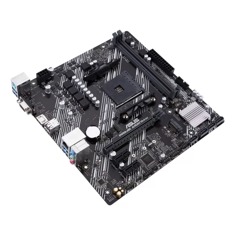 Emaplaat ASUS PRIME A520M-K, AMD A520 kiibistik, Socket AM4, micro ATX, 2x DDR4, 64 GB, 1x M.2, 4x SATA III, HDMI 2.1