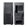 PC Case CHIEFTEC CW-01B-OP Torn Must — SPCC, 7×3,5-tollist sahtlit, 7×2,5-tollist sahtlit, 3×5,25-tollist sahtlit, GPU kuni 410 mm