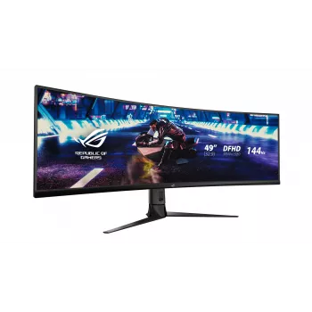 ASUS ROG Strix XG49VQ arvutimonitor 124.5 cm (49 tolli) 3840 x 1080 pikslit UltraWide Full HD LED Must