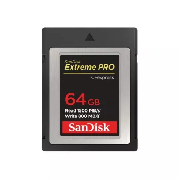 WESTERN DIGITAL SanDisk CF Express Extreme Pro 64 GB, 1500 MB/s lugemine, 800 MB/s kirjutamine