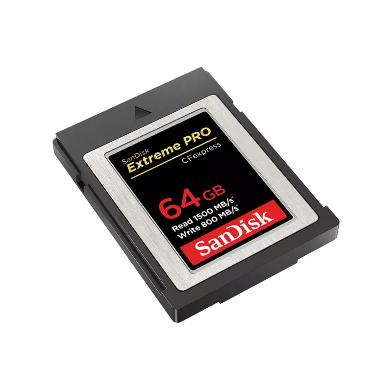 WESTERN DIGITAL SanDisk CF Express Extreme Pro 64 GB, 1500 MB/s lugemine, 800 MB/s kirjutamine