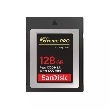WESTERN DIGITAL SanDisk CF Express Extreme Pro 128 GB, 1700 MB/s lugemine, 1200 MB/s kirjutamine