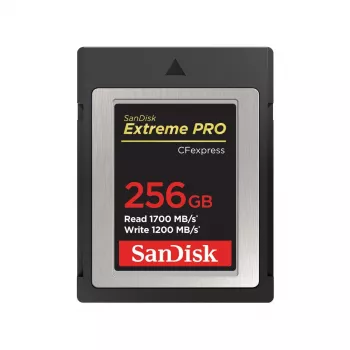 WESTERN DIGITAL SanDisk CF Express Extreme Pro 256GB, 1700MB/s lugemine, 1200MB/s kirjutamine