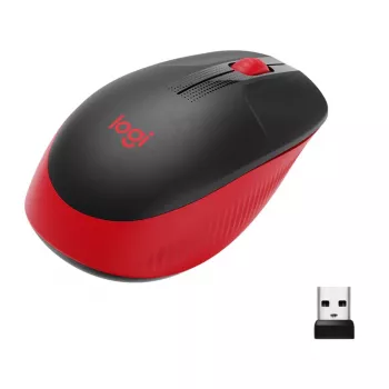 Hiir Logitech M190 juhtmevaba, USB, punane