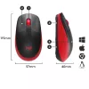 Hiir Logitech M190 juhtmevaba, USB, punane