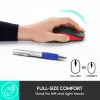 Hiir Logitech M190 juhtmevaba, USB, punane