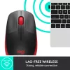 Hiir Logitech M190 juhtmevaba, USB, punane