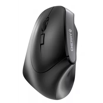 CHERRY MW 4500 LEFT juhtmevaba 45-kraadine hiir, must, USB