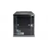 DIGITUS seinakinnituskapp 254 mm (10 tolli) 6U seinakinnituskapp 330x312x300 mm, värv must (RAL 9005)