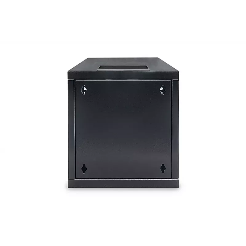 DIGITUS seinakinnituskapp 254 mm (10 tolli) 6U seinakinnituskapp 330x312x300 mm, värv must (RAL 9005)