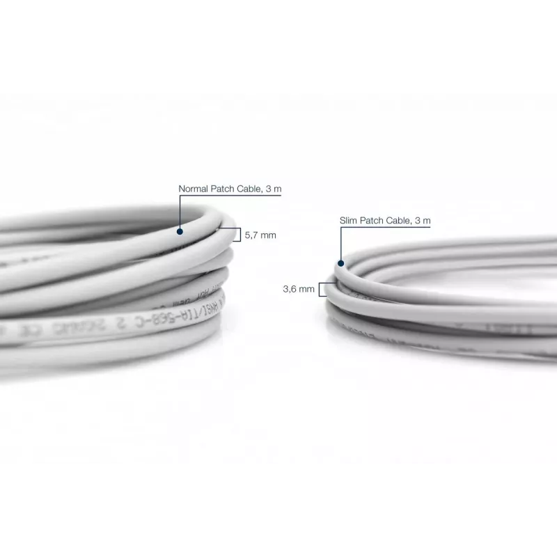 Võrgukaabel Digitus CAT 6A U/FTP õhuke patch-juhe RJ-45 Cat6a 1m Hall