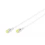 DIGITUS õhuke patch-kaabel - CAT6A - U/FTP - Snagless - Cu - 10 m - hall
