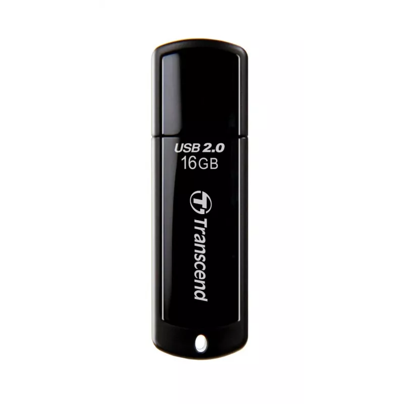 TRANSCEND Jetflash 350 - 16 GB USB-mälupulk - USB 2.0 - must