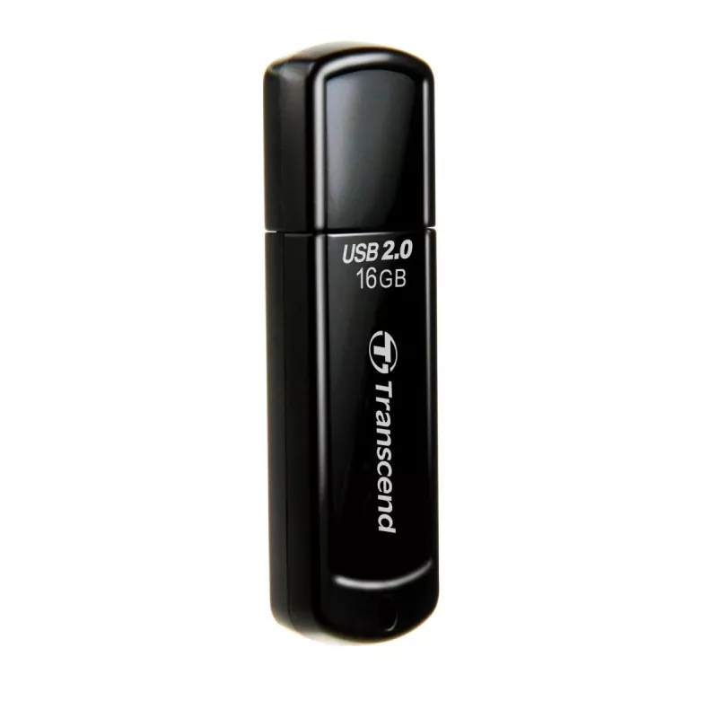 TRANSCEND Jetflash 350 - 16 GB USB-mälupulk - USB 2.0 - must