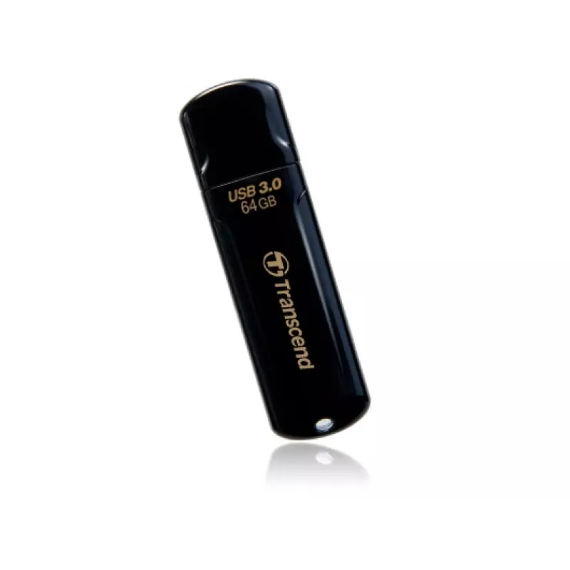 TRANSCEND Jetflash 700 - 64GB USB-mälupulk - USB 3.0 - Must