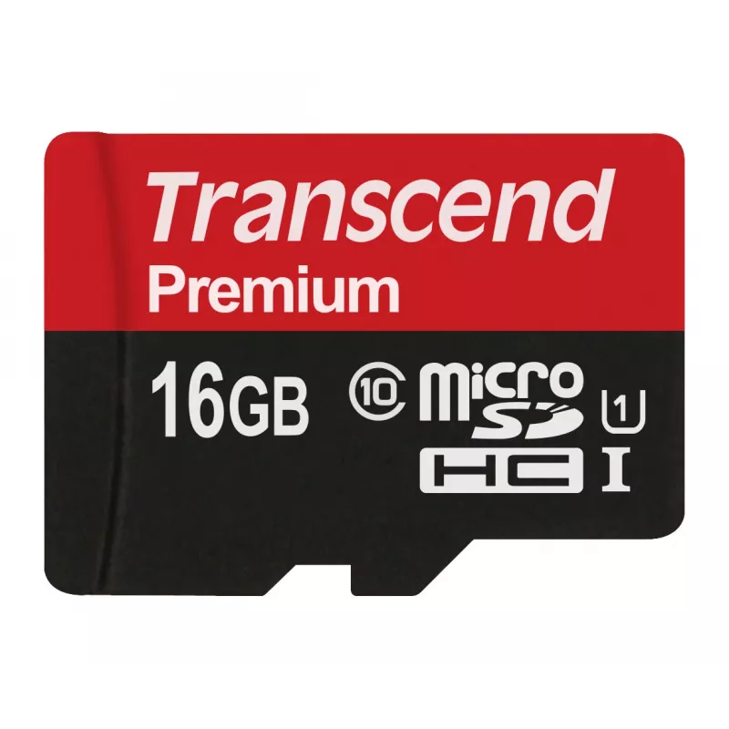 Transcend 16 GB MicroSDHC Class 10 UHS-I välkmälu TS16GUSDCU1