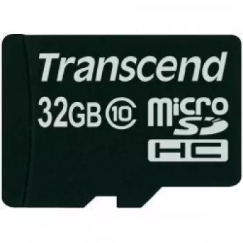 TRANSCEND 32GB Micro SDHC-kaart Class 10 ilma karbi ja adapterita