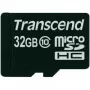 TRANSCEND 32GB Micro SDHC-kaart Class 10 ilma karbi ja adapterita