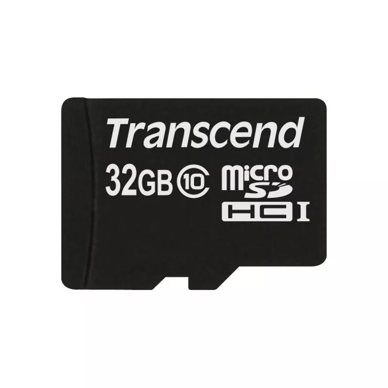 TRANSCEND 32GB Micro SDHC-kaart Class 10 ilma karbi ja adapterita