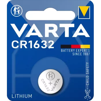 VARTA aku liitium nööpelement CR1632 3 V