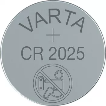 VARTA aku liitium nööpelement CR2025 3V 1x5