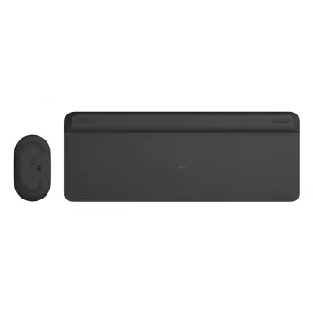 LOGITECH Õhuke juhtmevaba klaviatuuri-hiire komplekt Mk470 - Grafiit - Saksa Qwertz
