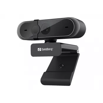 Sandberg USB Webcam Pro, 5 MP, 2592 x 1944 pikslit, Full HD, 30 kaadrit/s, 1920x1080@30 kaadrit/s, 2595x1944@30 kaadrit/s, 1080p