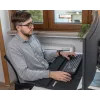 Sandberg Desk Pad Pro XXL, must, ühevärviline, randmetugi, libisemiskindel alus, mängurite hiirematt